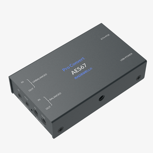 Magewell AV Hardware Pro Convert AES67 - Bi-Directional AES67 Audio Encoder/Decoder with Analog Stereo Input/Output