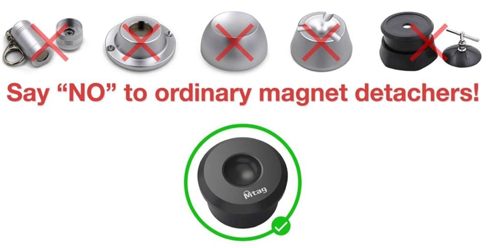Mitag Loss Prevention Mitag is not an ordinary detacher