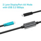 Newnex Cables & Power 15m C-C USB 3.1 - 10Gbps - PD 30w - 6.4mm OD - C Male to C Male
