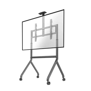 North Bayou mobile TV cart for 60–100 inch screens – AV trolley with wheels