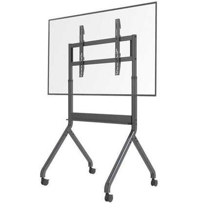 North Bayou electric lift TV cart for 55–90 inch displays – height-adjustable rolling stand
