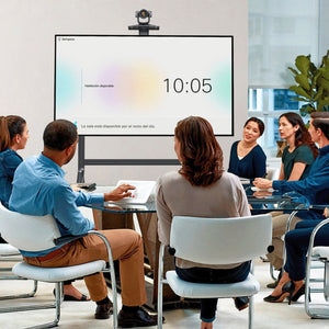 North Bayou mobile TV cart for 60–100 inch screens – great for meetings