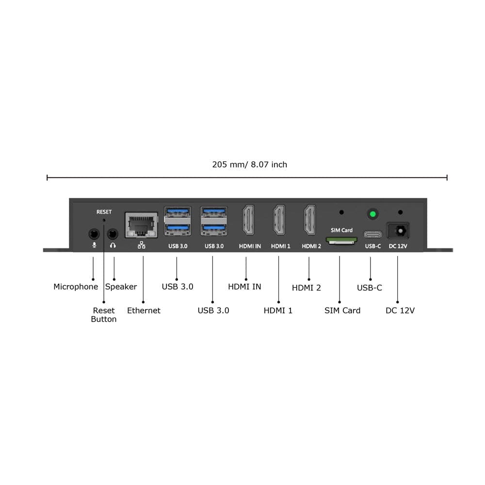 Qbic AV Hardware Advanced ARM 8K Digital Signage Player