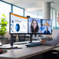 Qbic BookBuddy Connect enabling secure desk access with NFC/RFID authentication.