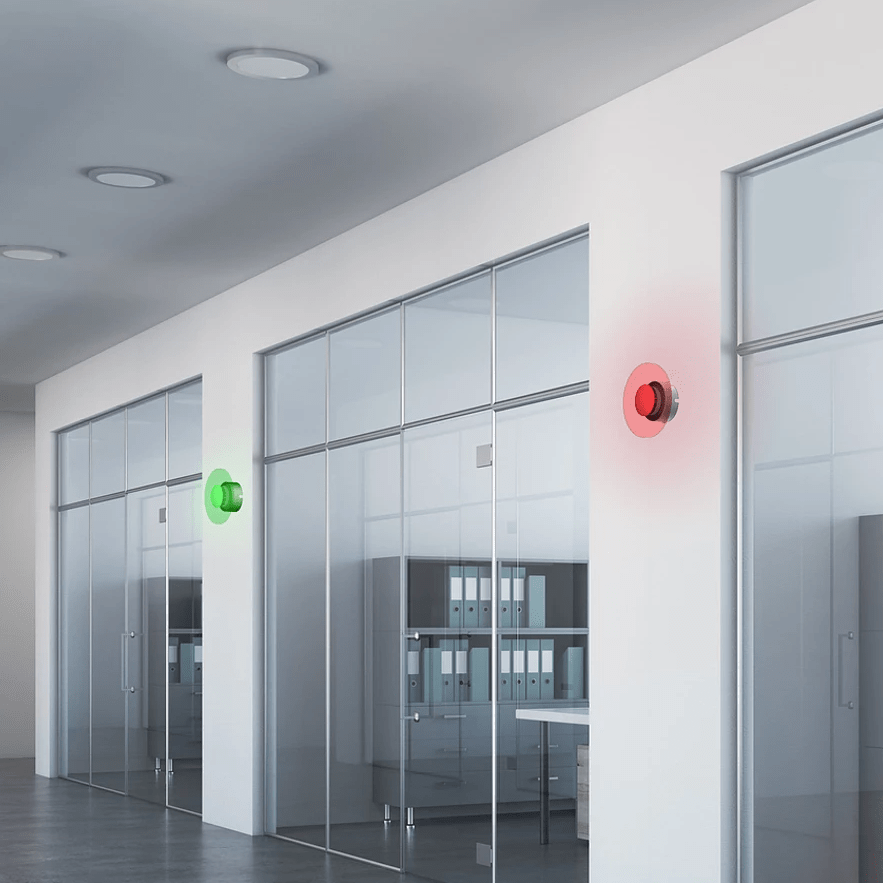 Qbic Panel PC Smart Meeting Room Lamp, RJ45 connection, remotely controlled, single power supply