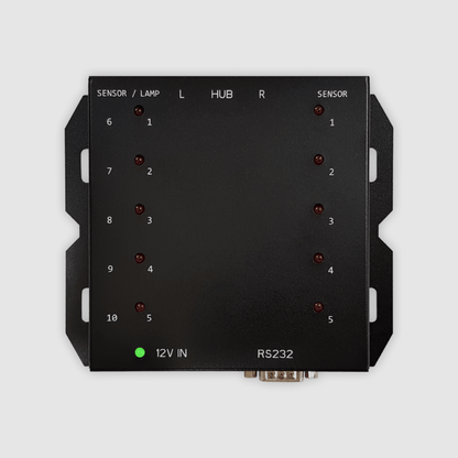 Qbic smart meeting room kit with RJ45 and RS-232 ports for remote control.