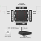 Passive infrared sensor for real-time room occupancy monitoring.