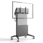 Salamander Designs TV Cart Graphite Electric Lift Mobile Stand