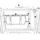 Salamander Designs TV Cart Graphite Electric Lift Wall Stand