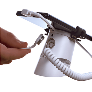 Shopguard Alarmed Display SB20 - Phones and Tablets Secure Display - 12W charging, dual port supports Lightning, USB-C and Micro USB devices