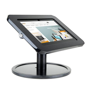 Tab Secure Table Top for Samsung tablets offering landscape and portrait display with full camera accessibility.