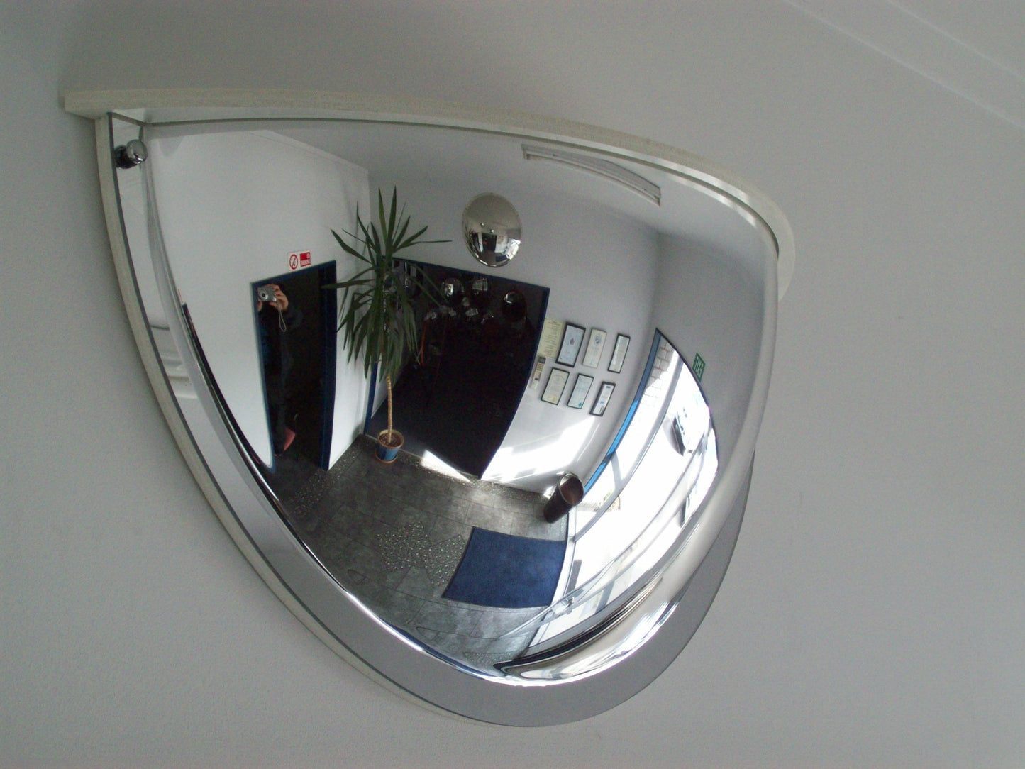 Indoor Half Dome Acrylic Deluxe Mirror