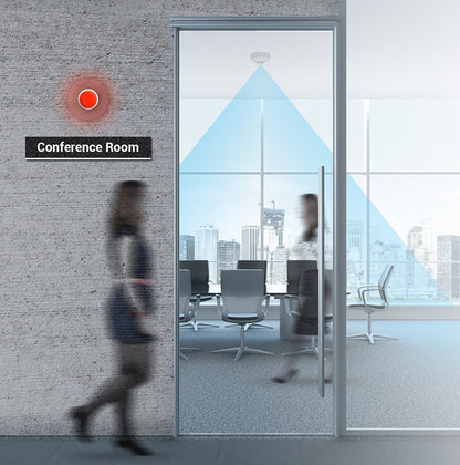 Smart Meeting Room Sensor, RJ45 connection, 140 degree passive infrared sensor