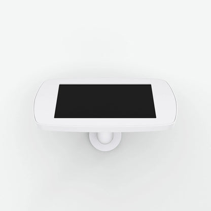 White or black wall mounted tablet enclosure no cable