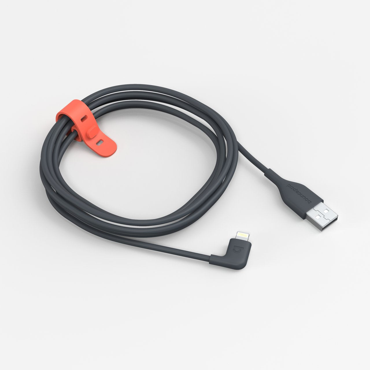 2m Lightning to USB-A Right Angled (MFI Approved) - Black