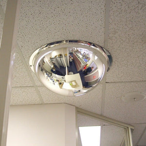 Bennets Security Mirror Anti-Vandal Stainless Steel Mirror 500mm Full Dome