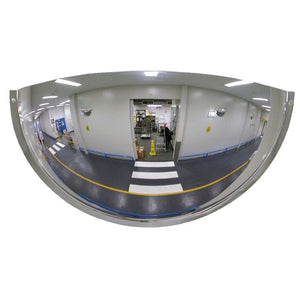 Bennets Security Mirror Anti-Vandal Stainless Steel Mirror 500mm  Half Dome