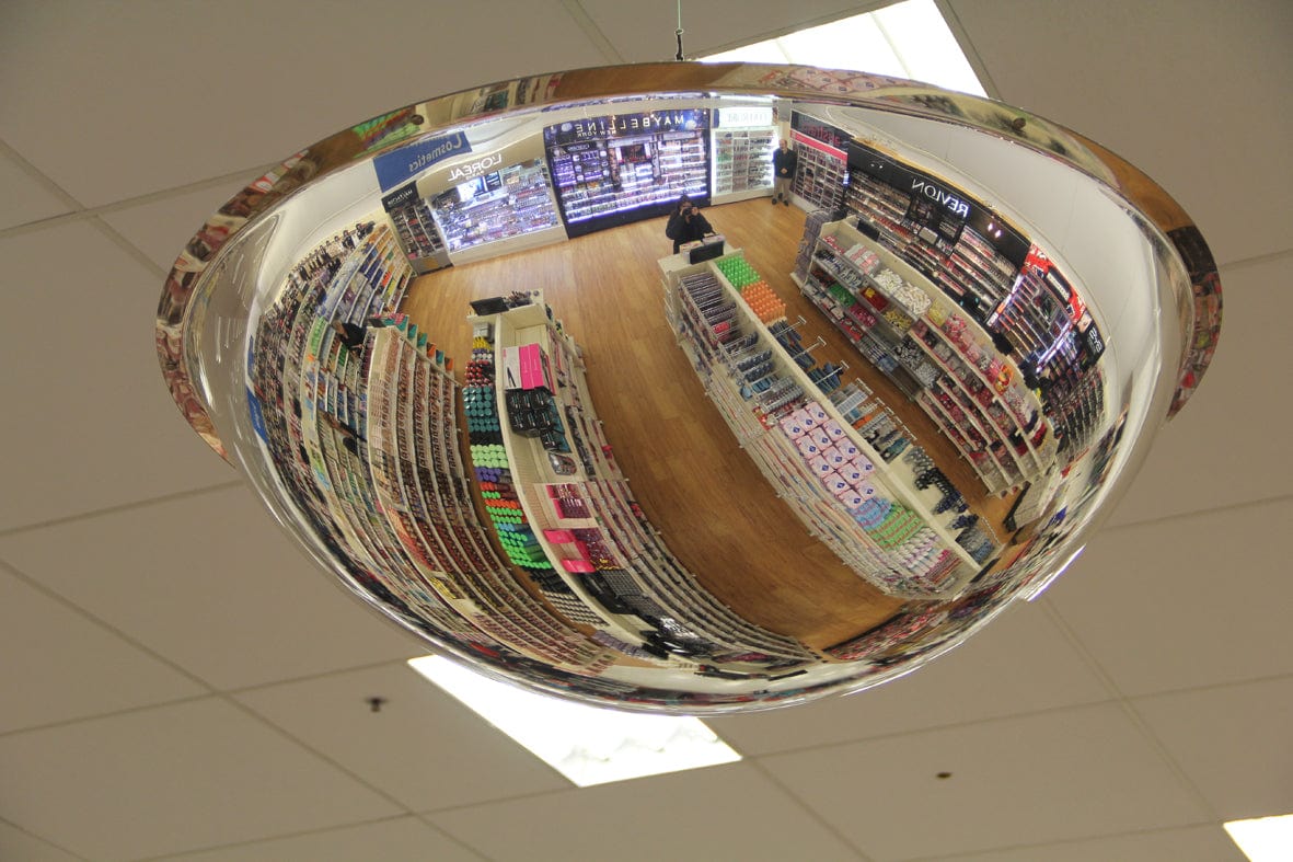 Bennets Security Mirror Indoor Full Dome Acrylic Ceiling Mirror