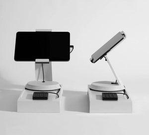 Bouncepad Universal Desk Mount White / White Bouncepad Eddy and Caddy