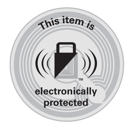 Checkpoint Soft Tag 2933 RF EP Clear Padlock Roll (33mm) - 2000 p/roll