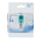 Forstag Safer Case protecting a USB flash drive while keeping it fully visible.
