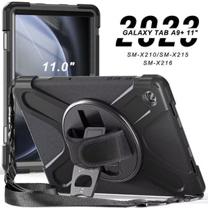 Generic - Grip Case Tablet Case Tab A9+ 11" Shoulder and Hand Strap Case - Samsung Galaxy Tab A9