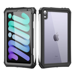 IP68 waterproof case for iPad Mini 6th Gen – durable, stylish design with 30-minute water protection and 2m drop resistance