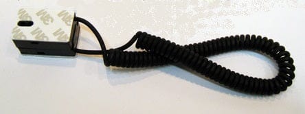 Generic Tether Magnetic Bungy Tether (Black) - Slim Hangrite End