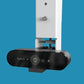 Adjustable Heckler Ceiling Mount with patented ball joint for precise pan, tilt, and roll of Logitech BRIO camera.