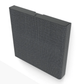 Heckler AV Credenza Mini in Black/Grey finish for a professional, modern office aesthetic.