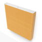Heckler AV Credenza Mini in warm Honey tone, blending natural hues with modern functionality.