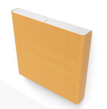 Heckler AV Credenza Mini in warm Honey tone, blending natural hues with modern functionality.