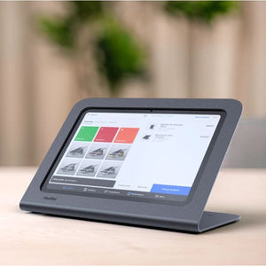 Create stylish points of sale and service with the 10th Anniversary WindFall Stand, designed for Apple’s 10th Gen iPad.