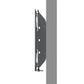 Heckler hardware for easy iPad wall mounting with neat CAT cable management and minimal damage.