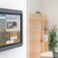 Simple wall installation for Heckler OnWall Mount with pocket design to conceal CAT cables in leased office spaces.