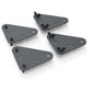 Heckler VESA adapter enabling non-400x400 displays to fit Heckler AV Carts and TV Stands.