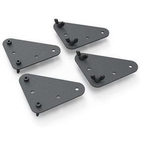 Heckler VESA adapter enabling non-400x400 displays to fit Heckler AV Carts and TV Stands.