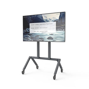 Heckler AV Cart Base Configuration supports 55” to 75” displays with VESA 400 mounting for versatile AV setups.
