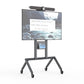 Cart features large 4-inch swivel wheels for silent, effortless mobility in office or event spaces.