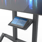 Device Panel rotates for quick access to cameras, microphones, and controllers on the AV Cart Prime Bundle.