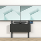 Durable and modular, designed for easy integration in corporate video meeting spaces.