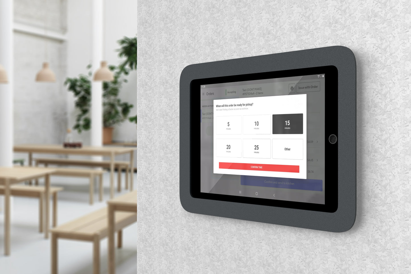 Wall Mount MX for iPad with PoE