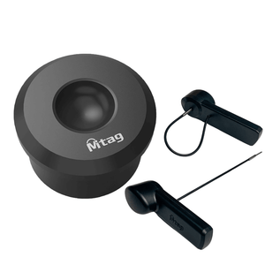 Mitag Lanyard Starter Pack with 100 AM 58KHz security tags for retail theft prevention.