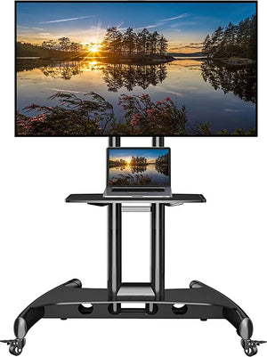 North Bayou AV mobile TV cart – fits 32 to 70 inch screens