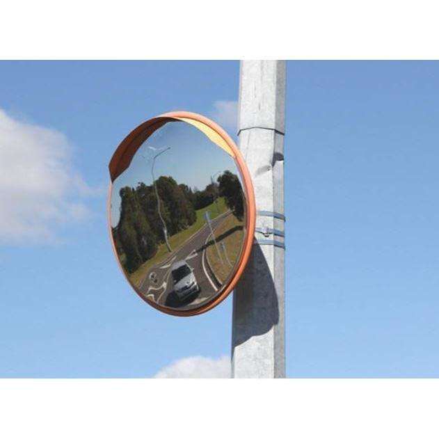 Outdoor Stainless Steel Deluxe Convex Mirror