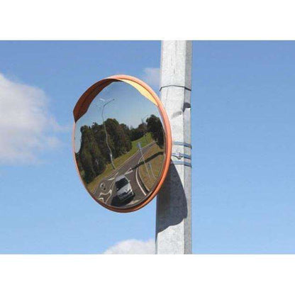 Outdoor Stainless Steel Deluxe Convex Mirror