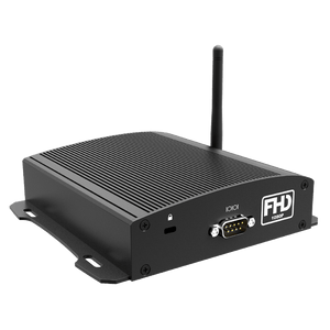 Qbic fanless Box PC with 2-year warranty, ideal for kiosks and high-traffic displays