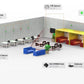 Central control hub for LED vacancy lights and motion sensors.