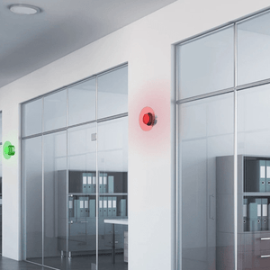 LED status light for meeting rooms, triggered by Qbic OQ motion sensor.