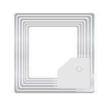 RF Transparent Mini Square Label - 23x25mm- 2000 tags/roll